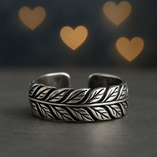 Leaf Vine Adjustable Ring